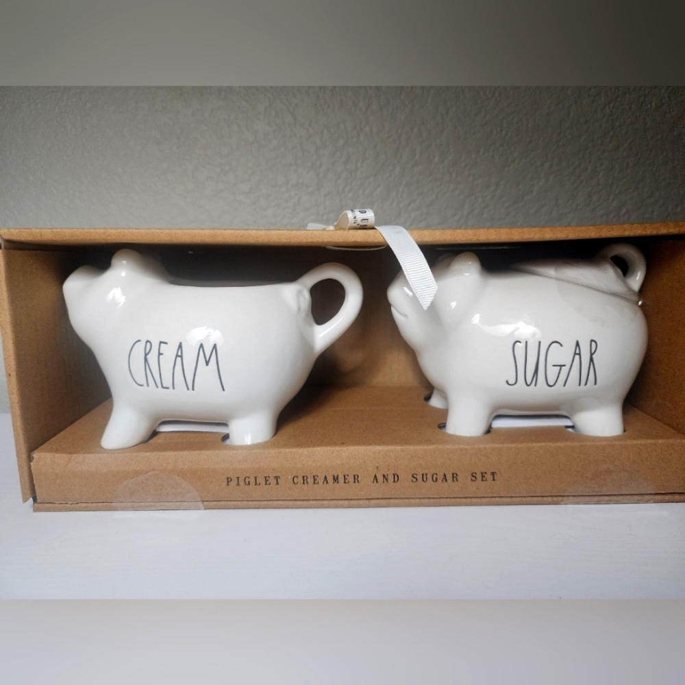 Rae Dunn Piglet Cream & Sugar